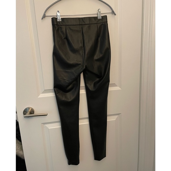 Must go before Jan 7th! Zara Faux Leather Leggings with Zipper Details - Picture 2 of 5